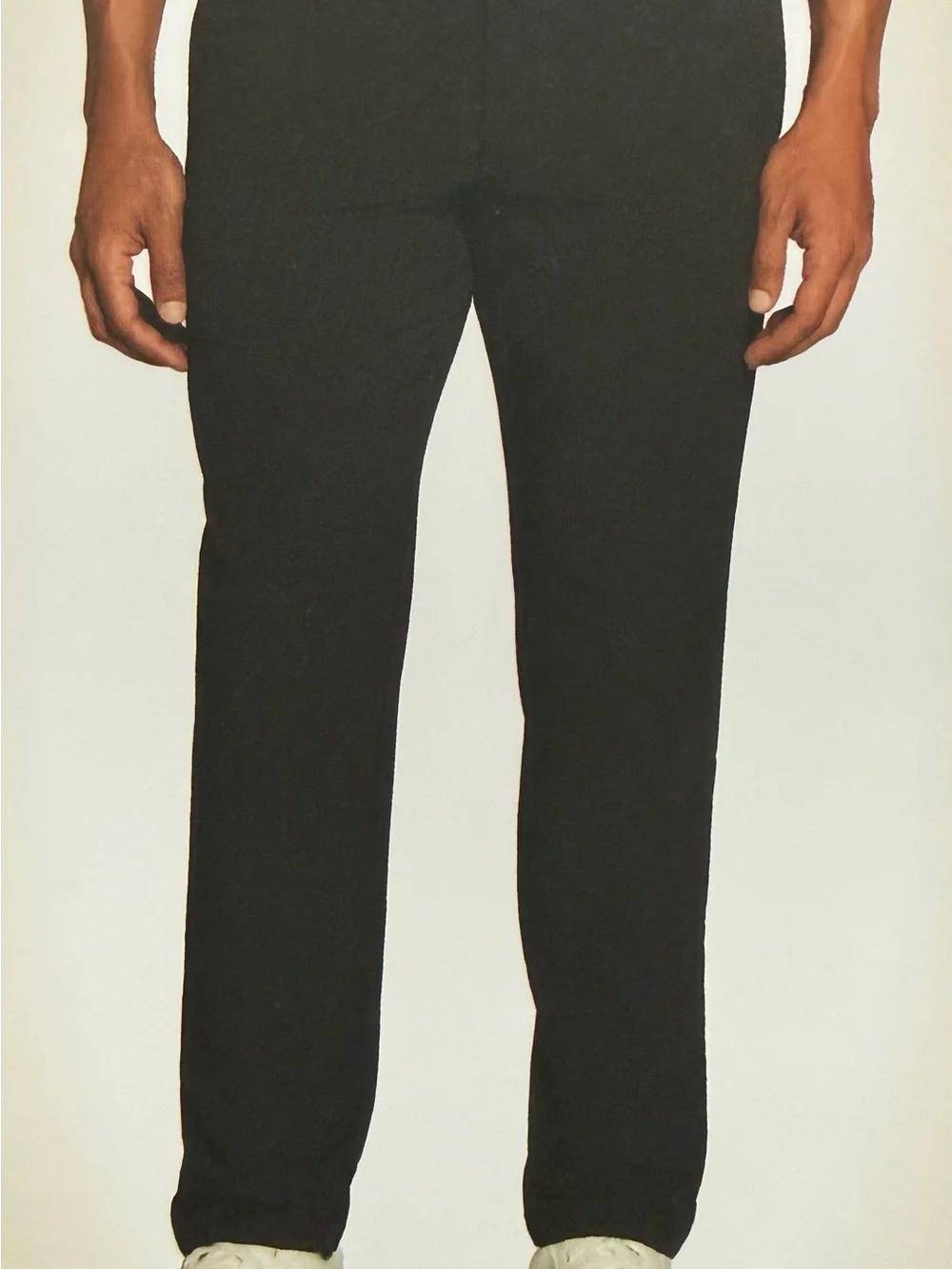 Banana Republic Mens Slim Fit Flat Front Pants in  Black  Size 30 X 30 NWOT